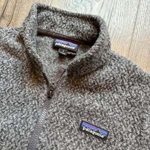 Patagonia Pile Fleece Quarter-Zip Pullover Grey Small